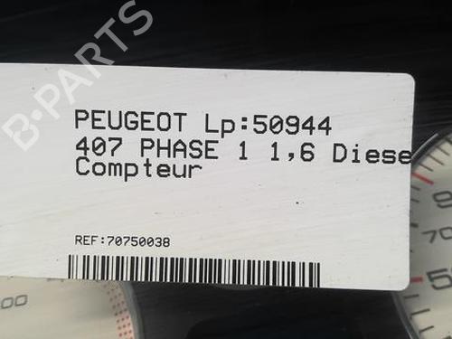 Instrument cluster PEUGEOT 407 (6D_) 1.6 HDi 110 (6D9HZC, 6D9HYC) | BP20366796C47 
