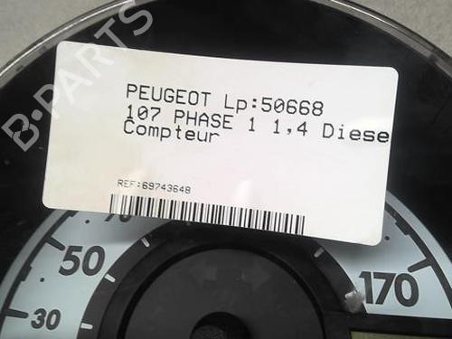 Instrument cluster PEUGEOT 107 (PM_, PN_) 1.4 HDi | BP20352128C47 