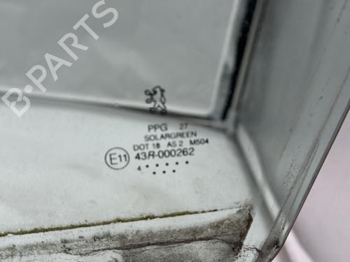 Dør rude ventre foran Dør rude ventre foran PEUGEOT 407 (6D_) 1.6 HDi 110 (6D9HZC, 6D9HYC) (109 hp) 33857348 33857348