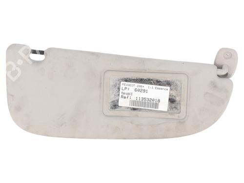 Used Right sun visor PEUGEOT 206+ (2L_, 2M_) 1.1 (60 hp) 29758535