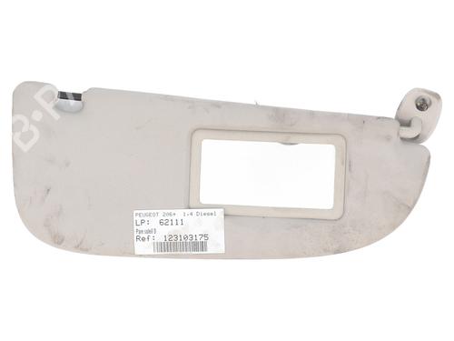 Right sun visor PEUGEOT 206+ (2L_, 2M_) | BP33472395I2 - Image 2