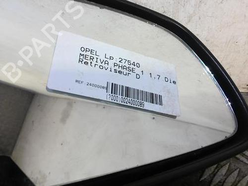 Right mirror OPEL MERIVA A MPV (X03) 1.7 CDTI (E75) | BP21999872C27 