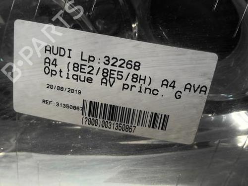 Used Left headlight AUDI A4 B6 Avant (8E5) 1.9 TDI (101 hp) 22001081