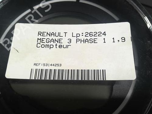 Instrument cluster RENAULT MEGANE III Hatchback (BZ0/1_, B3_) 1.9 dCi (BZ0N, BZ0J) | BP21636007C47 