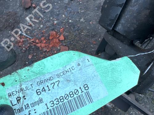 Used Rear axle Rear axle RENAULT GRAND SCÉNIC IV (R9_) 1.5 dCi 110 (R9A3) (110 hp) 39957302 39957302