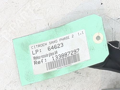 Used Rear wiper motor Rear wiper motor CITROËN SAXO (S0, S1) 1.1 X, SX (60 hp) 39957417 39957417