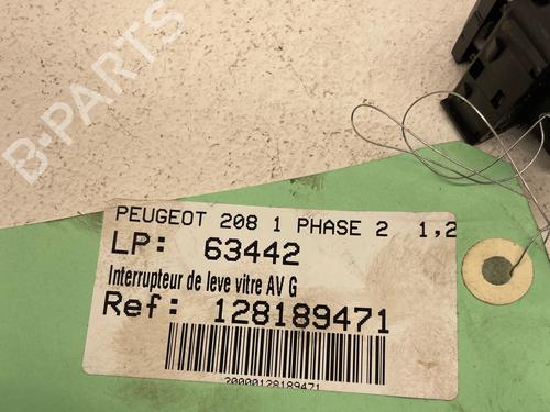 Used Left front window switch Left front window switch PEUGEOT 208 I (CA_, CC_) 1.2 VTi 68 / PureTech 68 (68 hp) 36761340 36761340