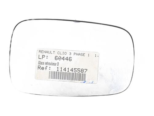 Right mirror glass RENAULT CLIO III (BR0/1, CR0/1) 1.2 16V (BR0P, CR0P) | BP29758678C147