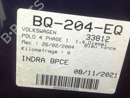 Left taillight VW POLO (9N_, 9A_) 1.4 TDI | BP22004190C34 