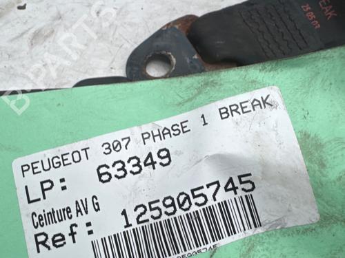 Used Front left seatbelt Front left seatbelt PEUGEOT 307 SW (3H) [2002-2009] 35939411 35939411