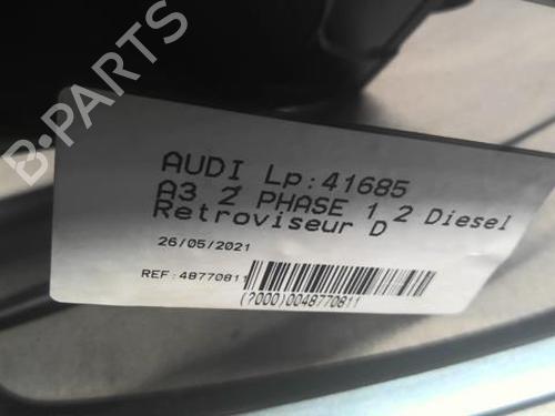 Right mirror AUDI A3 (8P1) 2.0 TDI 16V | BP21592315C27 