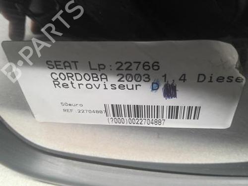 Right mirror SEAT CORDOBA (6L2) 1.4 TDI | BP21999647C27 