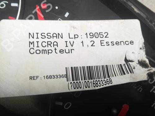 Instrument cluster NISSAN MICRA III (K12) 1.2 16V | BP21810058C47 