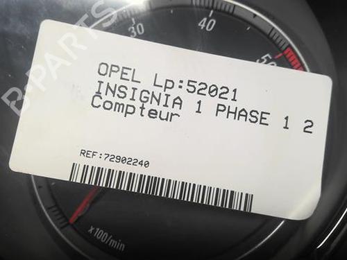 Used Instrument cluster OPEL INSIGNIA A (G09) 2.0 CDTI (68) (131 hp) 21798364
