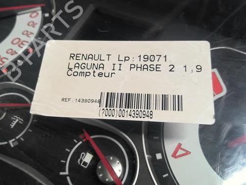 Instrument cluster RENAULT LAGUNA II (BG0/1_) 1.9 dCi (BG08, BG0G) | BP21597030C47 