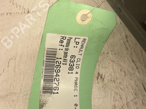 Høyre frontpanel Høyre frontpanel RENAULT CLIO IV (BH_) 0.9 TCe 90 (BHNF, BHMA, BHMH, BHJK, BHJR) (90 hp) 36314401 36314401
