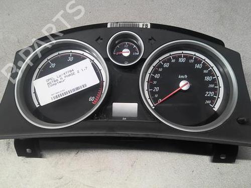 Used Instrument cluster OPEL ASTRA H (A04) 1.7 CDTI (L48) (110 hp) 20362541