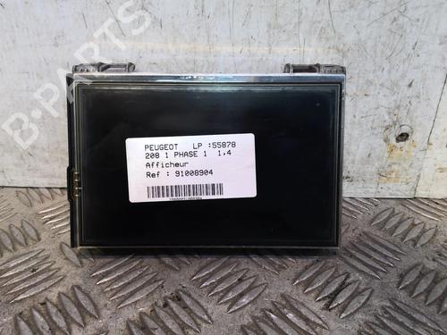 Used Display monitor PEUGEOT 208 I (CA_, CC_) 1.4 HDi (68 hp) 20358638