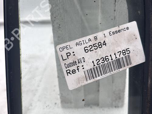 Used Front right quarter glass Front right quarter glass OPEL AGILA B (H08) 1.0 (F68) (65 hp) 33803640 33803640