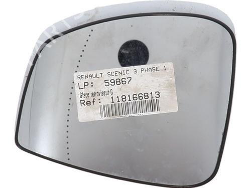 Left mirror glass RENAULT SCÉNIC III (JZ0/1_) 1.5 dCi | BP31166520C148 
