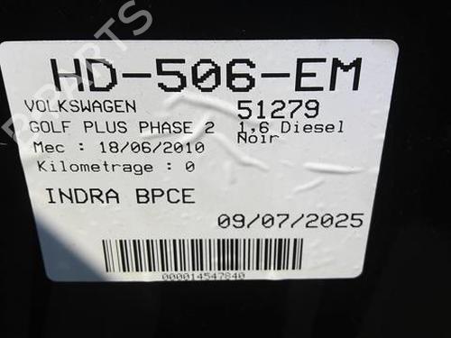 Front right interior door handle VW GOLF PLUS V (5M1, 521) 1.6 TDI | BP28326502I14 - Image 51
