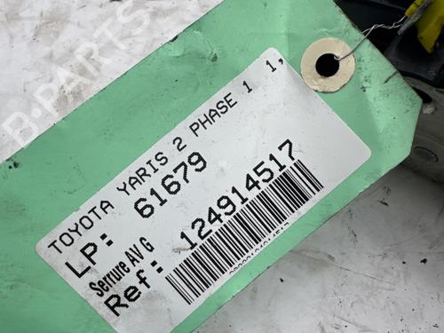 Used Front left lock Front left lock TOYOTA YARIS (_P9_) 1.3 VVT-i (SCP90_, SCP90R) (87 hp) 34256794 34256794
