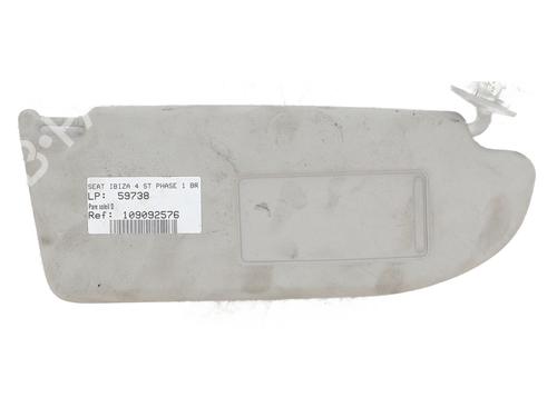 Used Right sun visor SEAT IBIZA IV ST (6J8, 6P8) 1.2 TDI (75 hp) 27601995