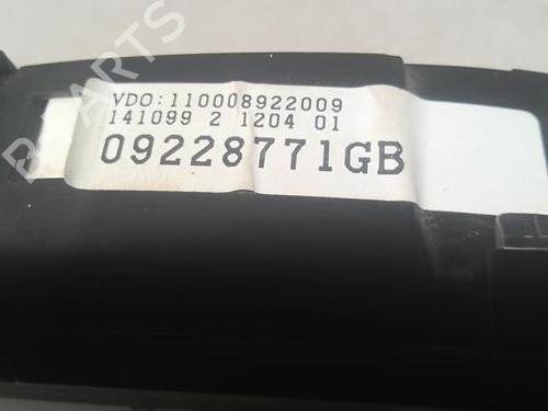 Instrument cluster OPEL ZAFIRA A MPV (T98) 2.0 DI 16V (F75) | BP21798356C47 
