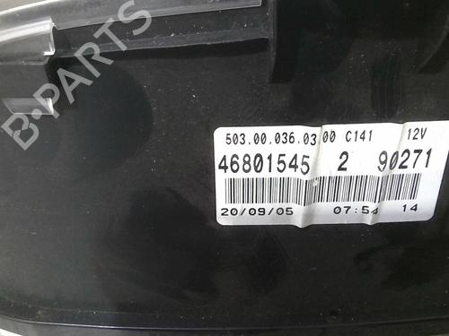 Instrument cluster FIAT PANDA (169_) 1.1 (169.AXA1A) | BP21798348C47 