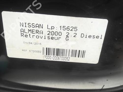 Left mirror NISSAN ALMERA II Hatchback (N16) 2.2 Di | BP20364952C26 