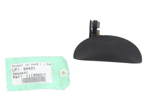 Used Front right exterior door handle PEUGEOT 107 (PM_, PN_) 1.0 (68 hp) 29197161