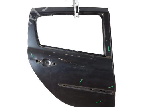 Used Right rear door RENAULT CLIO III (BR0/1, CR0/1) 1.2 16V (BR02, BR0J, BR11, CR02, CR0J, CR11) (75 hp) 25223897