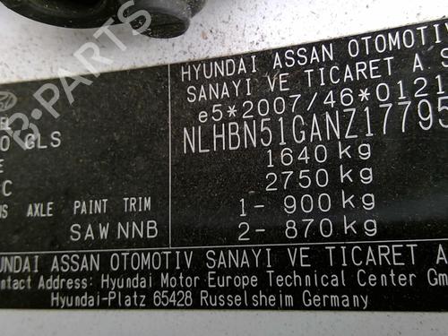 Right sun visor HYUNDAI i20 III (BC3, BI3) 1.0 T-GDI hybrid 48V | BP29704396I2  - Image 12