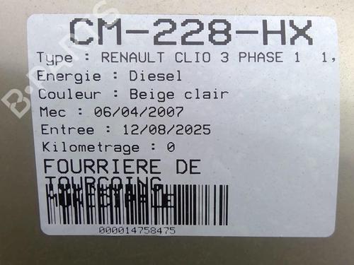 Left headlight RENAULT CLIO III (BR0/1, CR0/1) 1.5 dCi (BR17, CR17) | BP28153203C28  - Image 7