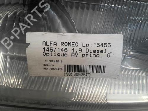 Used Left headlight ALFA ROMEO 146 (930_) 1.9 JTD (930.B4B) (105 hp) 20370860