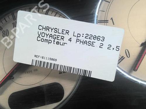 Instrument cluster CHRYSLER VOYAGER IV (RG, RS) 2.5 CRD | BP21810222C47 