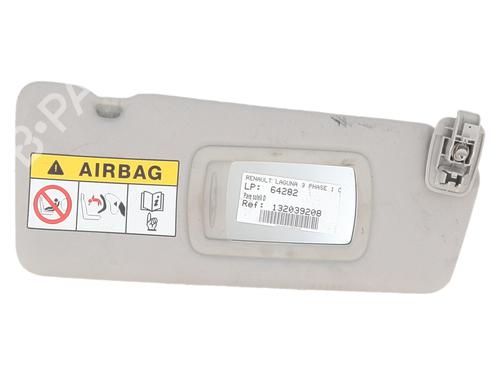 Right sun visor RENAULT LAGUNA Coupe (DT0/1) 2.0 dCi (DT01, DT08, DT09, DT0K, DT12, DT1C, DT1D, DT1M,... | BP38940324I2 - Image 2