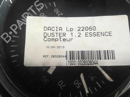 Used Instrument cluster DACIA DUSTER (HS_) 1.2 TCe 125 (125 hp) 20362988