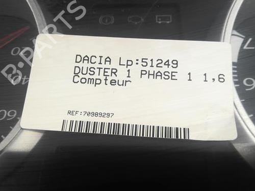 Instrument cluster DACIA DUSTER (HS_) 1.6 16V Hi-Flex | BP20359934C47 