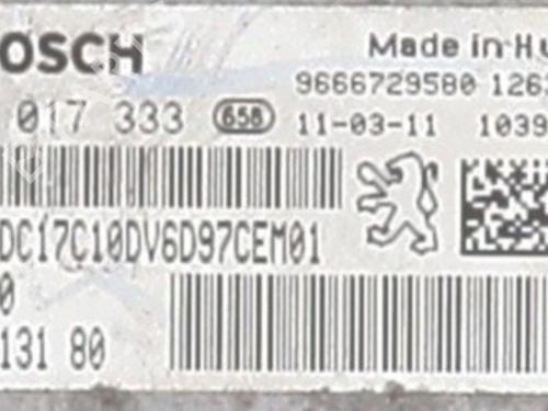 Engine control unit (ECU) CITROËN C3 II (SC_) 1.6 HDi | BP33633016M57 - Image 3