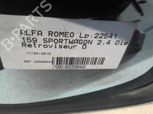 Right mirror ALFA ROMEO 159 Sportwagon (939_) 2.4 JTDM (939BXD1B, 939BXD12) | BP21592058C27 