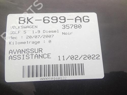 Steering column stalk VW GOLF V (1K1) 1.9 TDI | BP21816735I23 