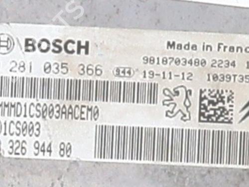 Engine control unit (ECU) DS DS 3 / DS 3 CROSSBACK (UR_, UC_, UJ_) 1.5 BlueHDi 130 (UCYHZR) | BP33681166M57  - Image 7