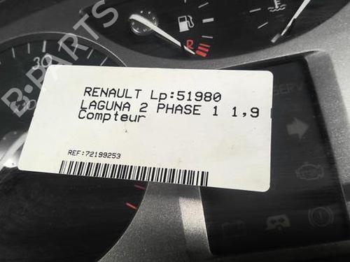 Instrument cluster RENAULT LAGUNA II (BG0/1_) 1.9 dCi (BG08, BG0G) | BP20366587C47 