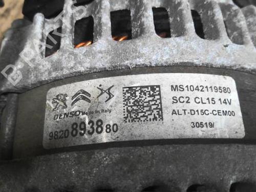 Alternator PEUGEOT 308 SW II (LC_, LJ_, LR_, LX_, L4_) 1.5 BlueHDi 100 | BP29573984M7