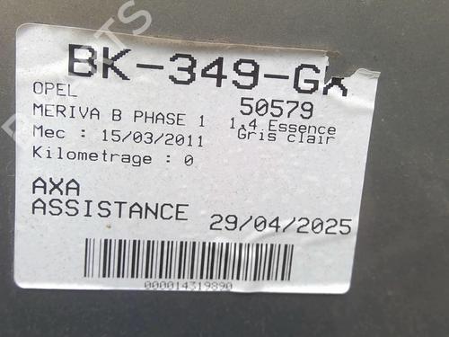 Left sun visor OPEL MERIVA B MPV (S10) 1.4 (75) | BP28211047I1 