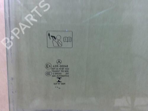 Used Rear right door window Rear right door window MERCEDES-BENZ B-CLASS Sports Tourer (W246, W242) B 180 CDI / d (246.212) (109 hp) 27368274 27368274