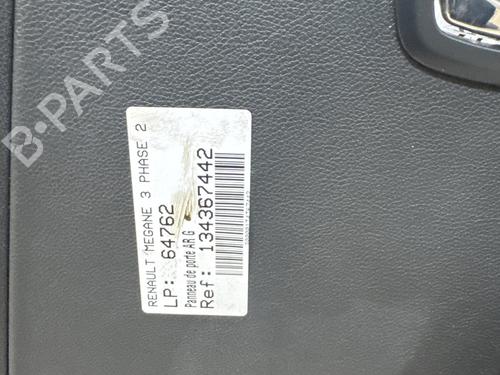 Rear left panel RENAULT MEGANE III Hatchback (BZ0/1_, B3_) 1.6 dCi (BZ00, BZ12, BZ13) | BP40031293C60 - Image 2