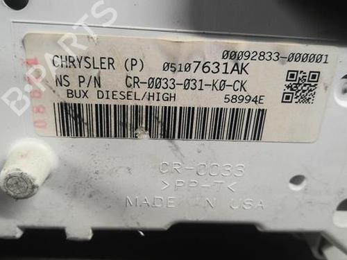 Instrument cluster CHRYSLER PT CRUISER (PT_) 2.2 CRD | BP21810052C47 