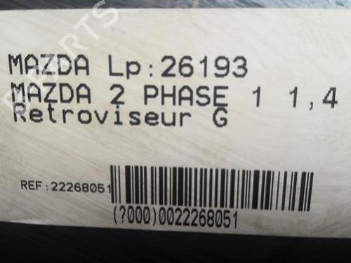 Left mirror MAZDA 2 (DY) 1.4 CD | BP21999588C26 